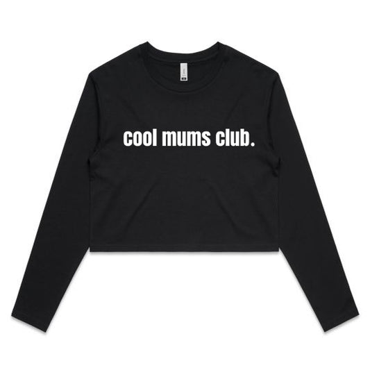 Classic Logo Long Sleeve Crop